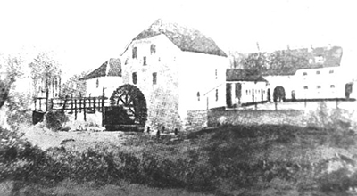 Müllendorfer Mühle - Aufnahme von 1938